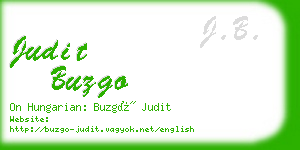 judit buzgo business card